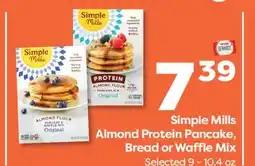 Weis Markets Simple Mills Almond Protein Pancake, Bread or Waffle Mix offer