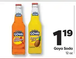 Weis Markets Goya Soda offer