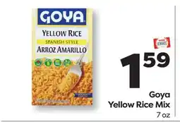 Weis Markets Goya Yellow Rice Mix offer