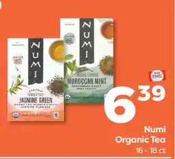 Weis Markets Numi Organic Tea offer