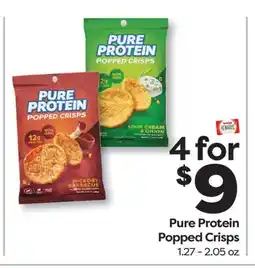 Weis Markets Pure Protein Popped Crisps offer
