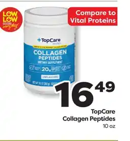Weis Markets TopCare Collagen Peptides offer