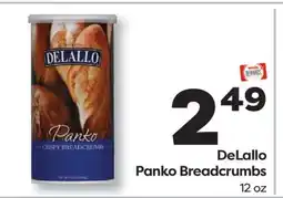 Weis Markets DeLallo Panko Breadcrumbs offer