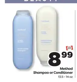 Weis Markets Method Shampoo or Conditioner offer