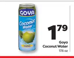 Weis Markets Goya Coconut Water offer
