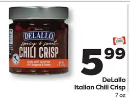 Weis Markets DeLallo Italian Chili Crisp offer