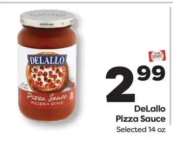 Weis Markets DeLallo Pizza Sauce offer