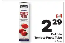 Weis Markets DeLallo Tomato Paste Tube offer