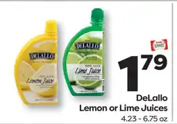 Weis Markets DeLallo Lemon or Lime Juices offer
