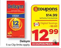 Weis Markets Delsym offer