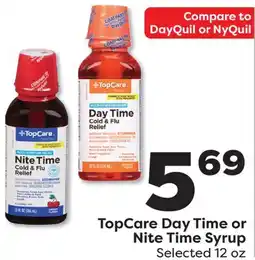Weis Markets TopCare Day Time or Nite Time Syrup offer