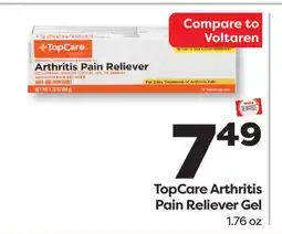 Weis Markets TopCare Arthritis Pain Reliever Gel offer