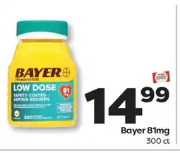 Weis Markets Bayer 81mg offer