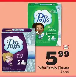 Weis Markets Puffs Family Tissues offer