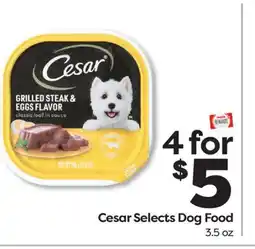 Weis Markets Cesar Selects Dog Food offer