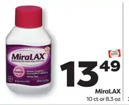 Weis Markets MiraLAX offer