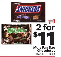 Weis Markets Mars Fun Size Chocolates offer