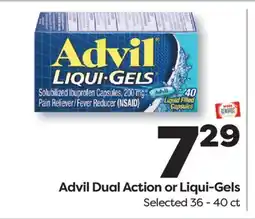 Weis Markets Advil Dual Action or Liqui-Gels offer
