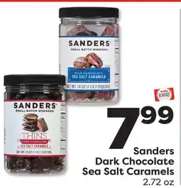 Weis Markets Sanders Dark Chocolate Sea Salt Caramels offer