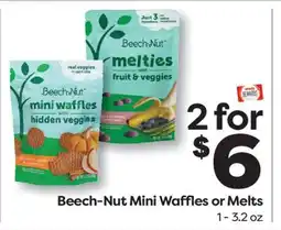 Weis Markets Beech-Nut Mini Waffles or Melts offer