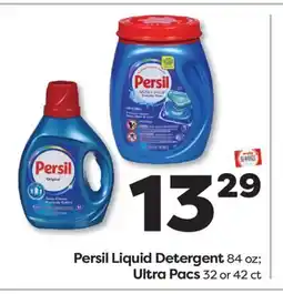 Weis Markets Persil Liquid Detergent 84 oz Ultra Pacs 32 or 42 ct offer