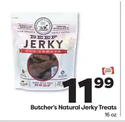 Weis Markets Butcher's Natural Jerky Treats offer