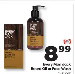 Weis Markets Every Man Jack Beard Oil or Face Wash offer