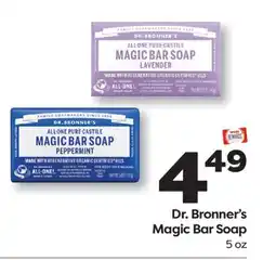 Weis Markets Dr. Bronner's Magic Bar Soap offer