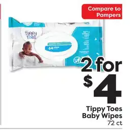 Weis Markets Tippy Toes Baby Wipes offer
