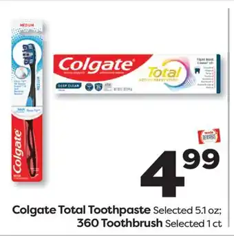 Weis Markets Colgate Total Toothpaste offer