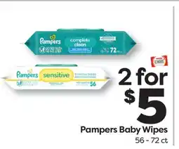 Weis Markets Pampers Baby Wipes offer
