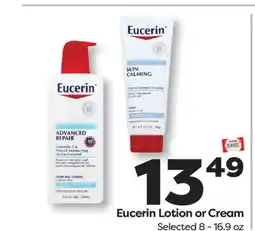 Weis Markets Eucerin Lotion or Cream offer