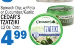 C Town CEDAR'S TZATZIKI offer