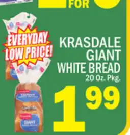C Town KRASDALE GIANT WHITE BREAD offer