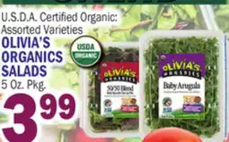 C Town OLIVIA'S ORGANICS SALADS offer