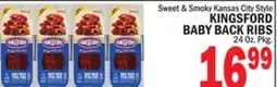 C Town KINGSFORD BABY BACK RIBS offer