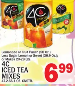 C Town 4C ICED TEA MIXES 47.2-66.1 OZ. CNSTR offer