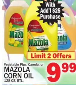C Town MAZOLA CORN OIL offer