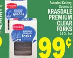 C Town KRASDALE PREMIUM CLEAR FORKS offer