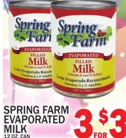C Town SPRING FARM EVAPORATED MILK offer