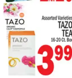C Town TAZO TEA offer