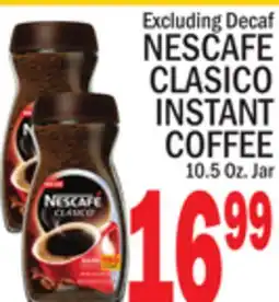 C Town NESCAFE CLASICO INSTANT COFFEE offer