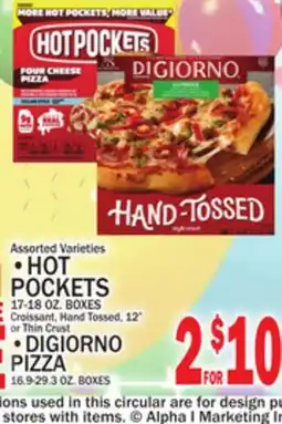 C Town HOT POCKETS, DIGIORNO PIZZA offer