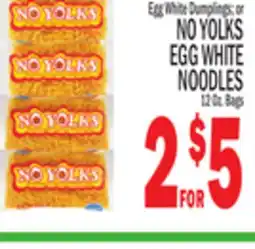 C Town NO YOLKS EGG WHITE NOODLES offer