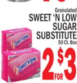 C Town SWEET'N LOW SUGAR SUBSTITUTE offer