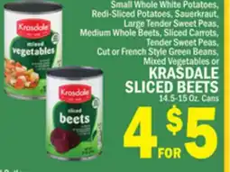 C Town KRASDALE SLICED BEETS offer