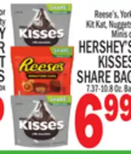 C Town HERSHEY'S KISSES SHARE BAG offer