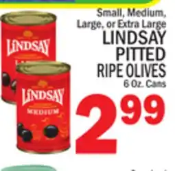 C Town LINDSAY PITTED RIPE OLIVES offer