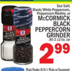 C Town MCCORMICK BLACK PEPPERCORN GRINDER offer