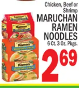 C Town MARUCHAN RAMEN NOODLES offer